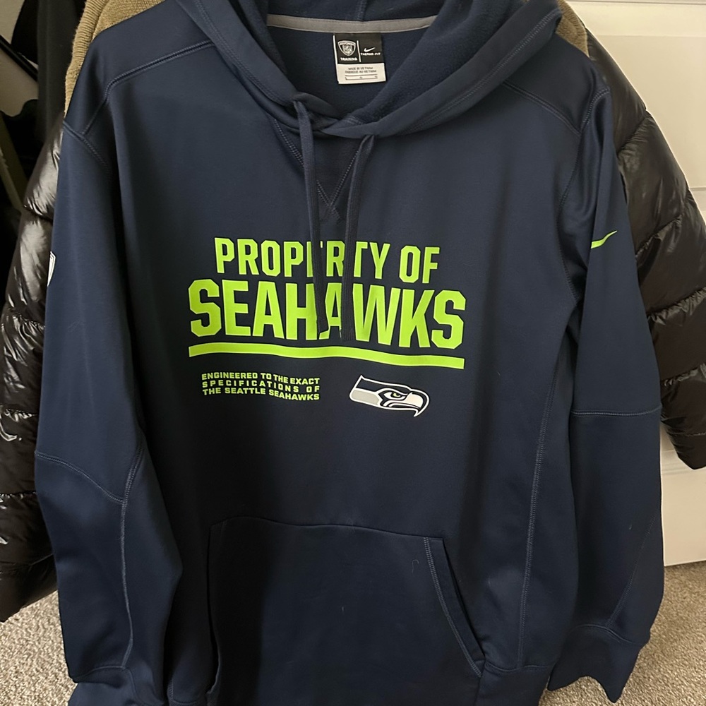Seattle Seahawks Navy Hoodie